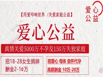 钦南捐卵助孕生子 爱心志愿者招募